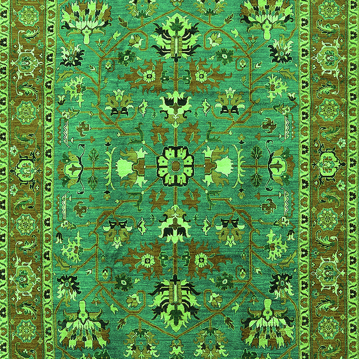 Oriental Green Industrial Rug, urb1383grn