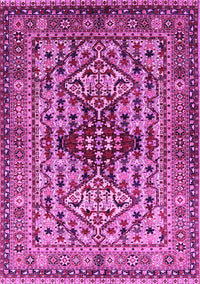 Oriental Pink Industrial Rug, urb1384pnk