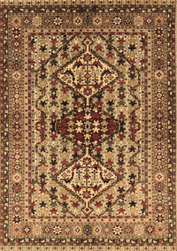 Oriental Brown Industrial Rug, urb1384brn