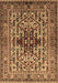 Oriental Brown Industrial Rug, urb1384brn