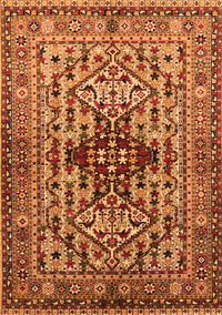 Oriental Orange Industrial Rug, urb1384org