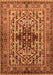 Oriental Orange Industrial Rug, urb1384org