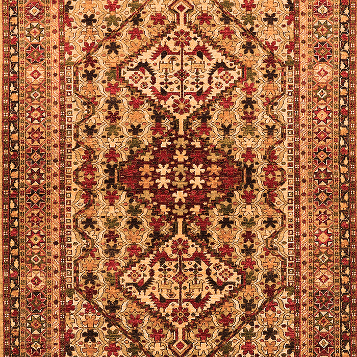 Oriental Orange Industrial Rug, urb1384org