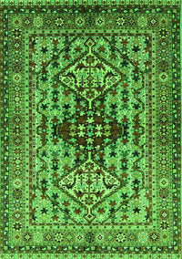 Oriental Green Industrial Rug, urb1384grn