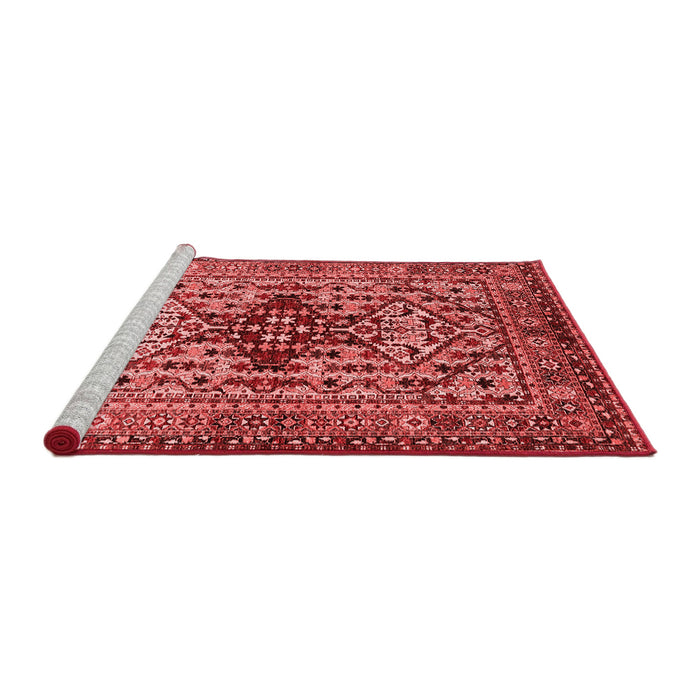 Industrial Red Washable Rugs