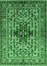 Oriental Emerald Green Industrial Rug, urb1384emgrn