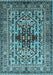 Oriental Light Blue Industrial Rug, urb1384lblu