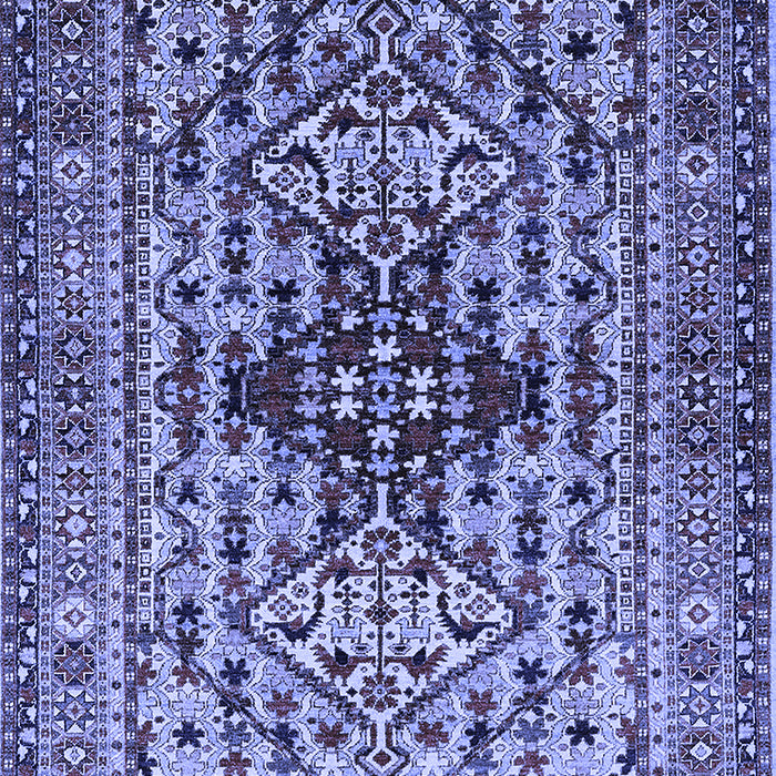 Oriental Blue Industrial Rug, urb1384blu