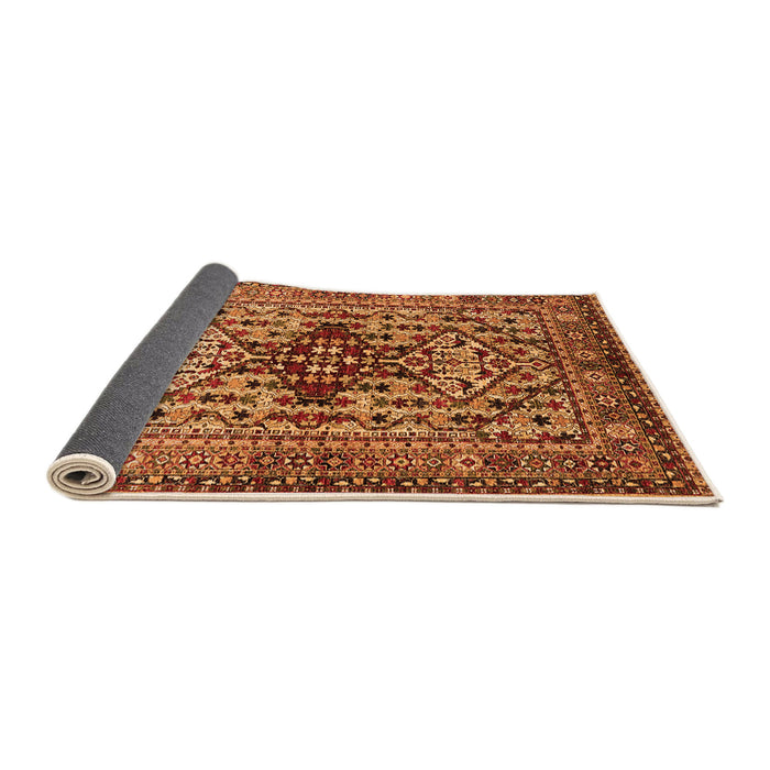 Sideview of Oriental Orange Industrial Rug, urb1384org