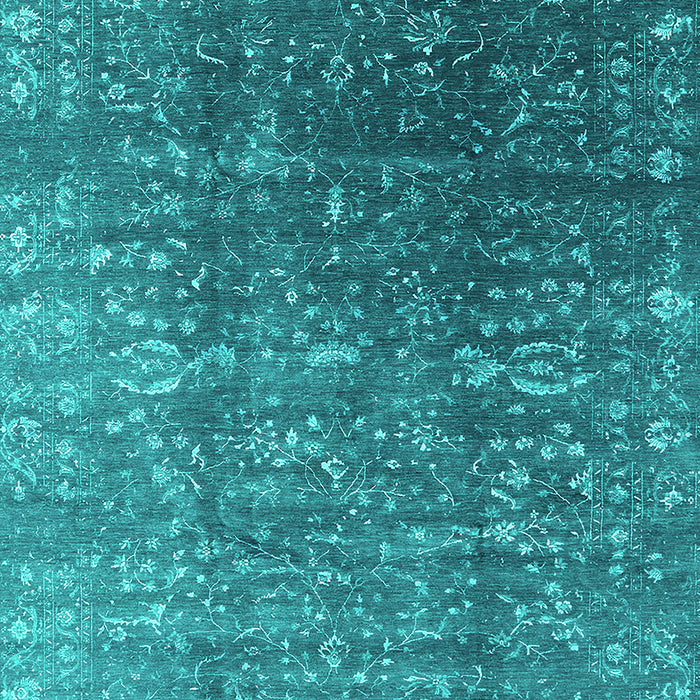 Oriental Turquoise Industrial Rug, urb1385turq