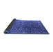 Sideview of Oriental Blue Industrial Rug, urb1385blu