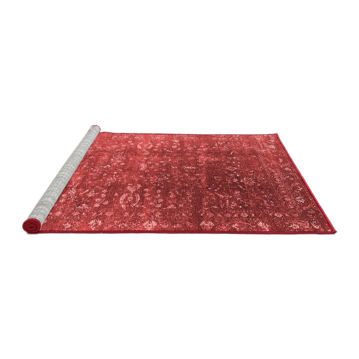 Industrial Red Washable Rugs
