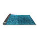 Sideview of Oriental Light Blue Industrial Rug, urb1385lblu