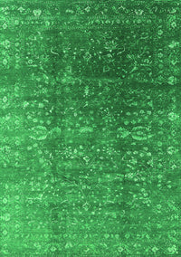 Oriental Green Industrial Rug, urb1385grn