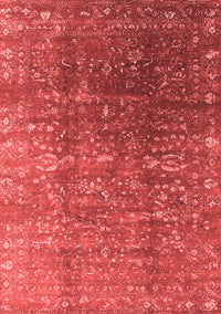 Oriental Red Industrial Rug, urb1385red