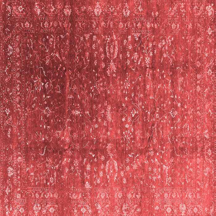 Machine Washable Oriental Red Industrial Rug, wshurb1385red