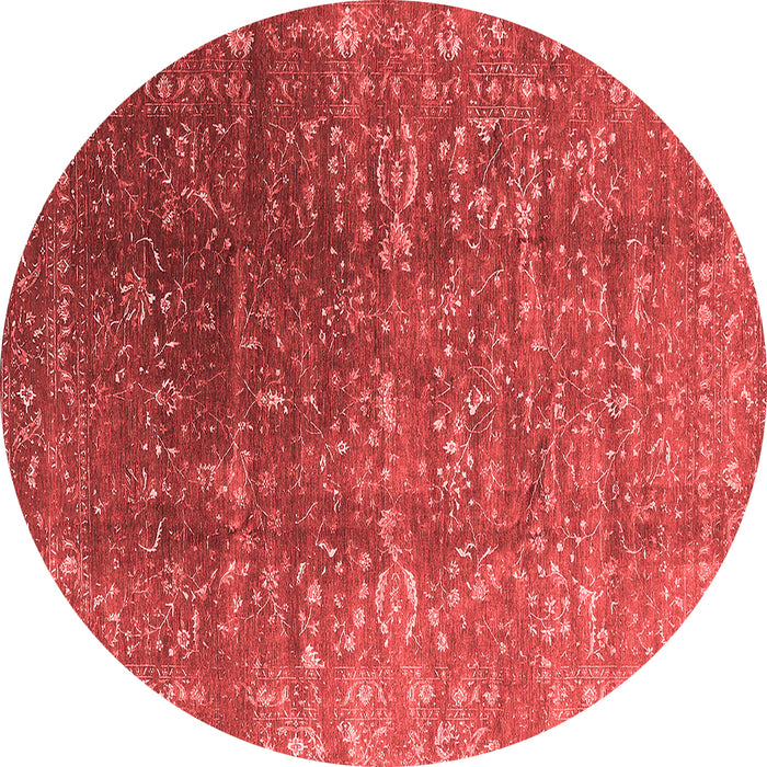Machine Washable Oriental Red Industrial Rug, wshurb1385red