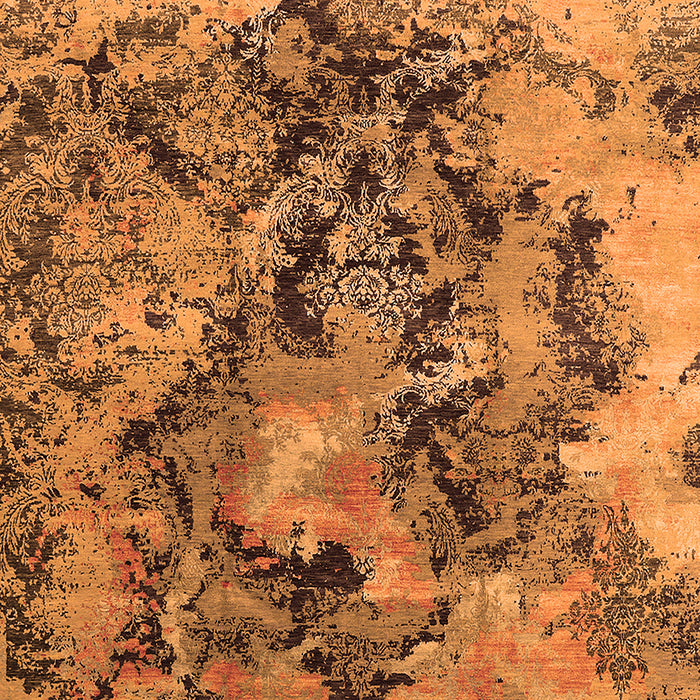 Oriental Orange Industrial Rug, urb1386org