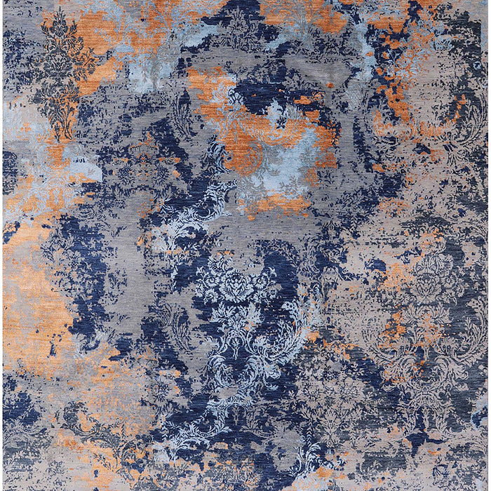 Machine Washable Industrial Modern Dark Gray Rug, wshurb1386