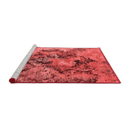 Industrial Red Washable Rugs