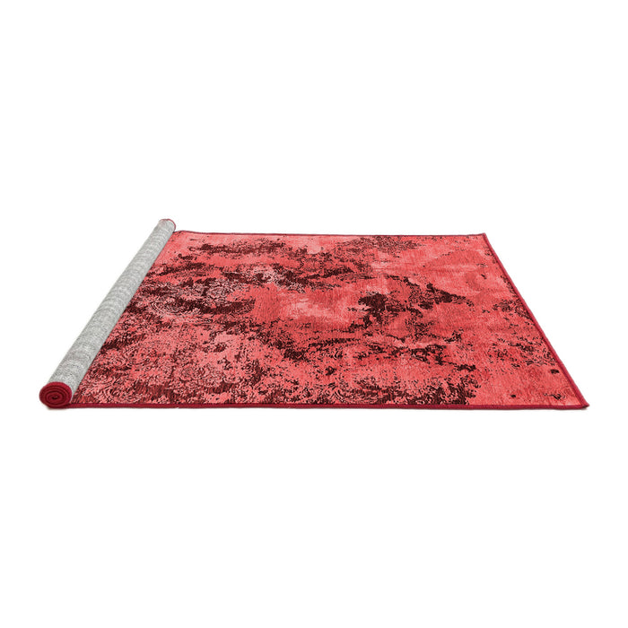 Industrial Red Washable Rugs