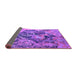 Sideview of Oriental Purple Industrial Rug, urb1386pur