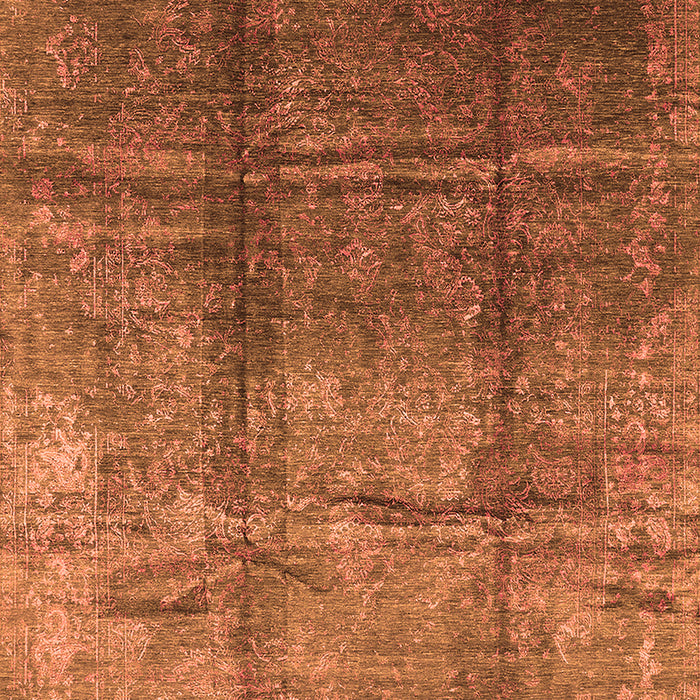 Oriental Orange Industrial Rug, urb1387org