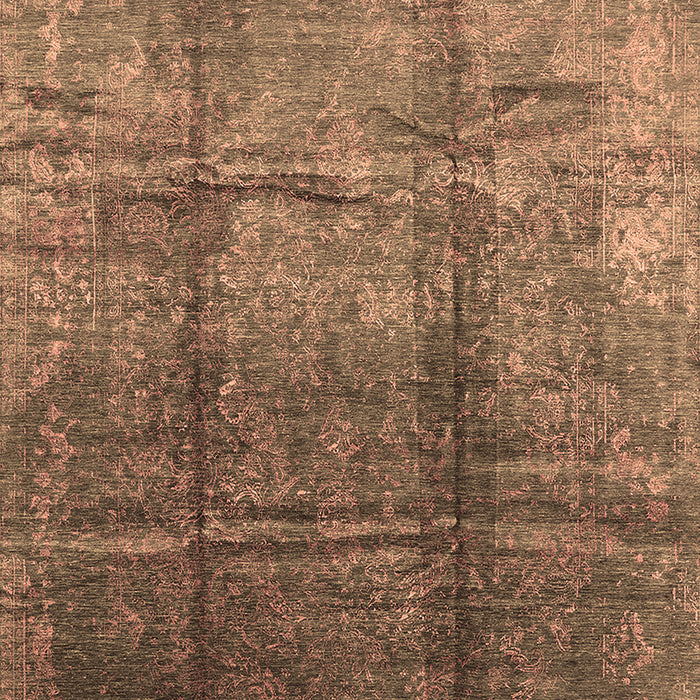 Oriental Brown Industrial Rug, urb1387brn