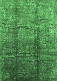 Oriental Emerald Green Industrial Rug, urb1387emgrn