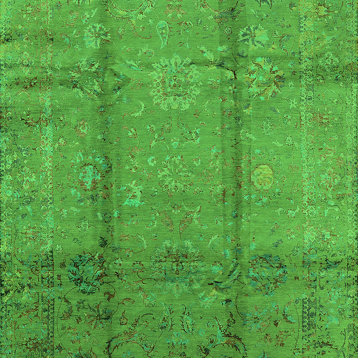 Oriental Green Industrial Rug, urb1388grn