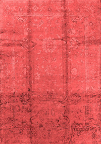 Oriental Red Industrial Rug, urb1388red