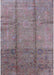 Mid-Century Modern Mauve Taupe Purple Oriental Rug, urb1388