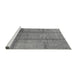 Sideview of Machine Washable Oriental Gray Industrial Rug, wshurb1388gry