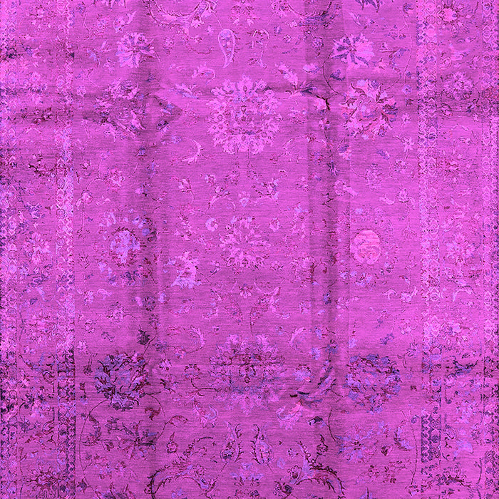 Machine Washable Oriental Pink Industrial Rug, wshurb1388pnk
