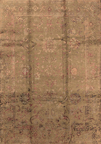 Oriental Brown Industrial Rug, urb1388brn