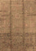 Oriental Brown Industrial Rug, urb1388brn