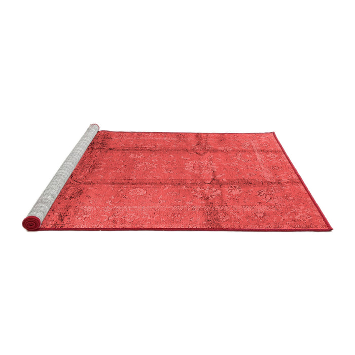 Industrial Red Washable Rugs