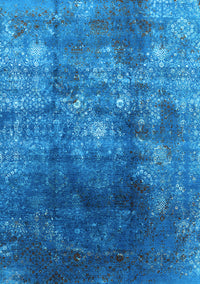 Persian Light Blue Bohemian Rug, urb1389lblu