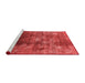 Bohemian Red Washable Rugs