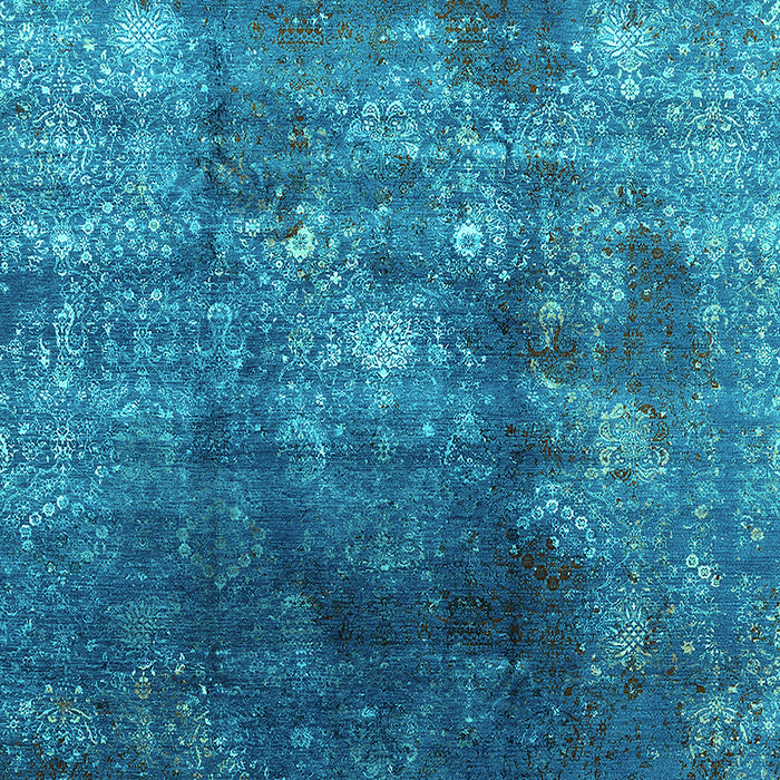 Persian Turquoise Bohemian Rug, urb1389turq