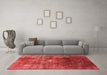 Bohemian Red Washable Rugs