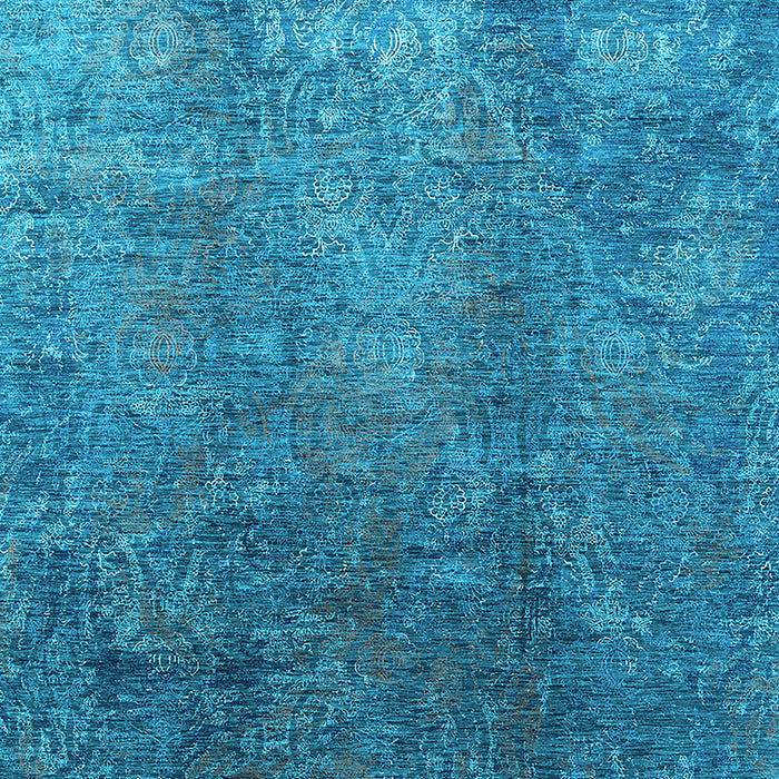 Oriental Light Blue Industrial Rug, urb1390lblu