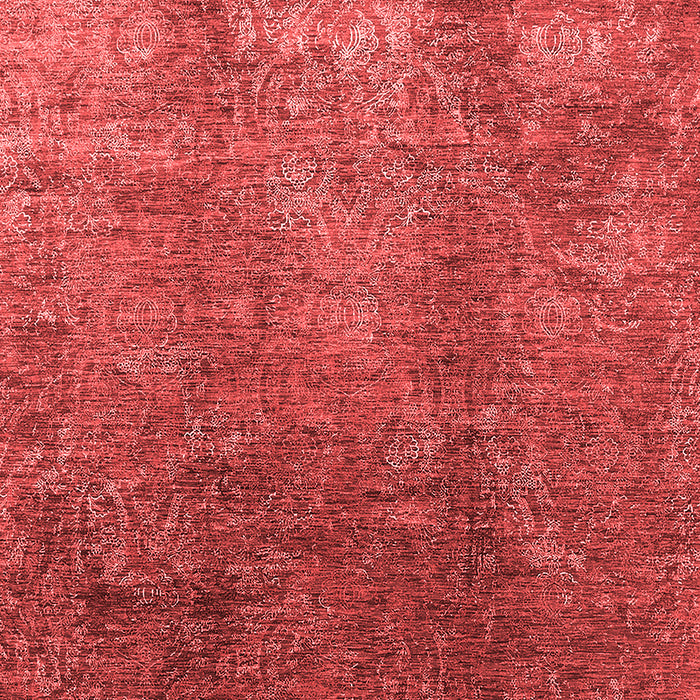 Machine Washable Oriental Red Industrial Rug, wshurb1390red