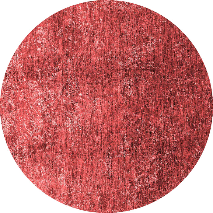 Machine Washable Oriental Red Industrial Rug, wshurb1390red