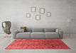 Industrial Red Washable Rugs