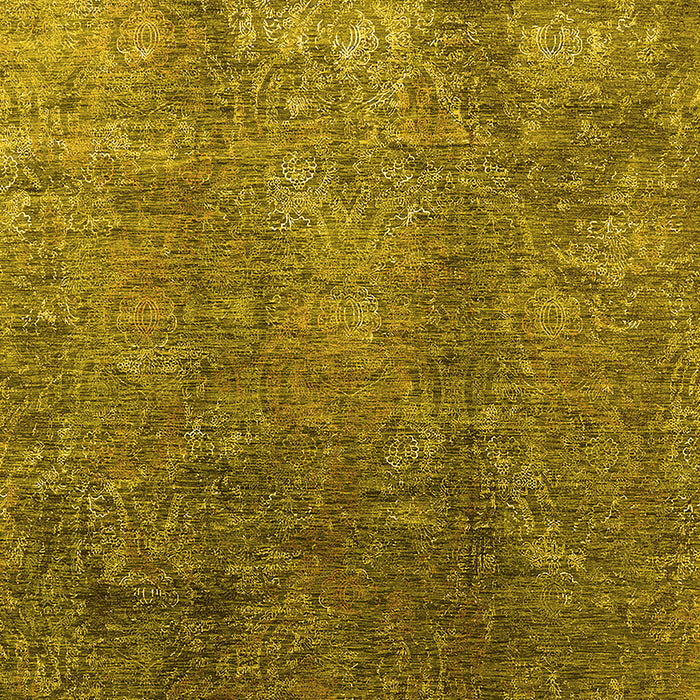 Oriental Yellow Industrial Rug, urb1390yw