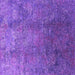 Square Oriental Purple Industrial Rug, urb1390pur