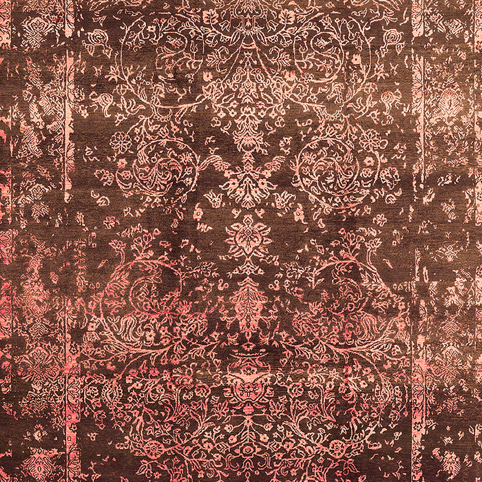 Oriental Orange Industrial Rug, urb1391org
