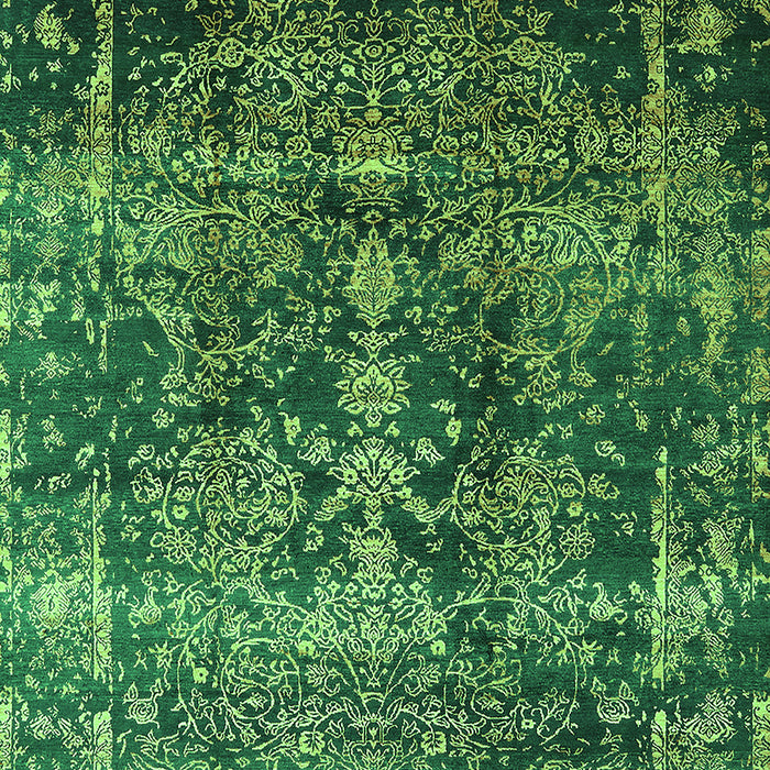 Oriental Green Industrial Rug, urb1391grn