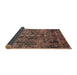 Sideview of Oriental Brown Industrial Rug, urb1391brn